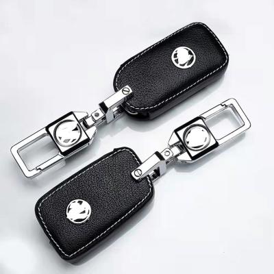 China Alalamu Zinc Alloy Metal Car Keychain Holder Multipurpose Metal Key Fob Case for sale