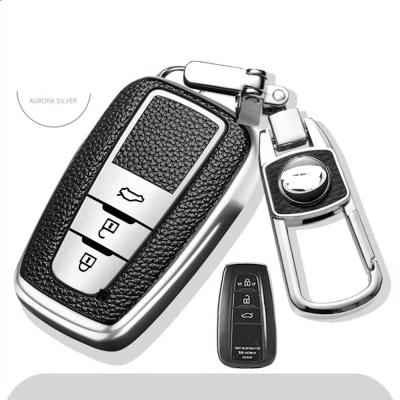 China Smart Key Shell Car Remote Keychain Holder Sapphire Blue Wearproof ODM for sale