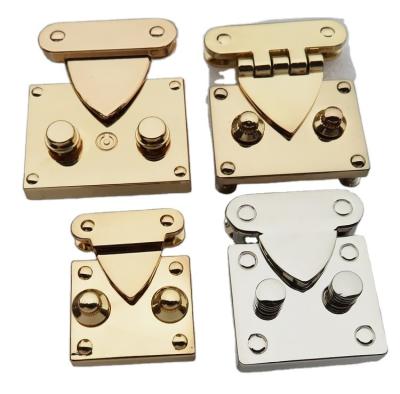 China Ornament Metal Bag Twist Lock Purse Hardware Dustproof L8cm for sale