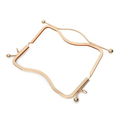 China Antirust Metal Purse Purse Clasp Frame Ornament Rose Gold ODM for sale