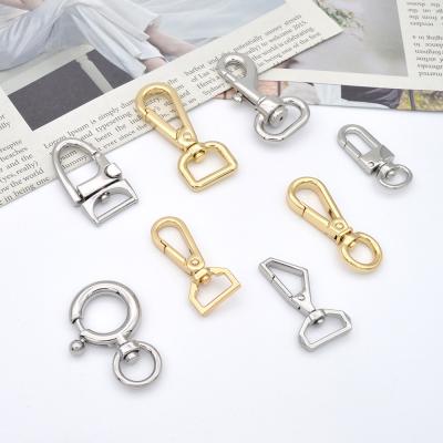 China Hardness Keychain Clip Stainless Steel Swivel Snap Hook Brass Dog Collars OEM for sale