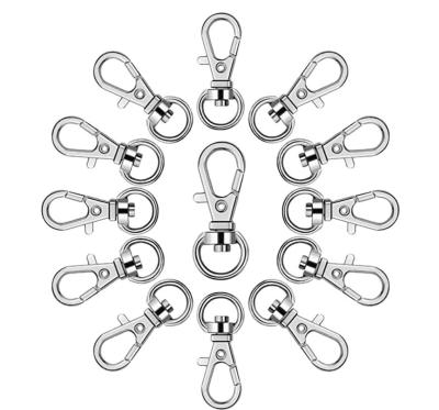China Zinc Silver Clasp Swivel Hooks For Dog Leashes Fadeless Anti Corrosion for sale