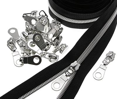 China Alalamu Anti Erosion Metal Zipper Sliders Replacement Silver ODM for sale