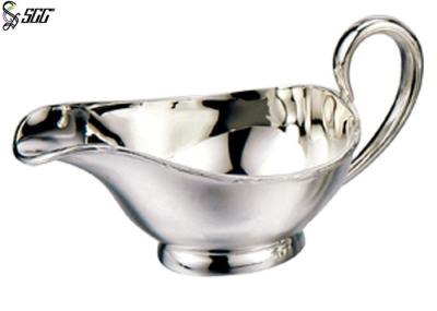 China Sauce Boat With Handle Stainless Steel Tableware / Three Sizes Small Bowl For Soy Sauce en venta