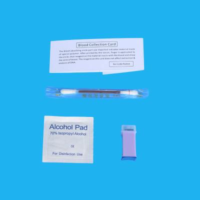 China FDA Blood Sample Collection Card DNA Collection Special Card With Chemical Coating for sale