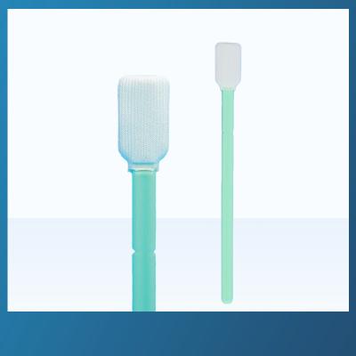 China PP Rod Polyester Fiber Swab Industrial Purification Cotton Swab Electronic Instrument Wipe Stick for sale