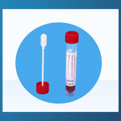 Chine Transport jetable de collection d'ARN d'ADN de kit de tube d'échantillonnage de virus d'écouvillon d'éponge à vendre