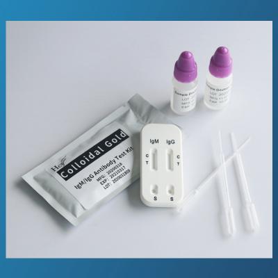 China HUACHENYANG Non invasive collection COVID 19 Test Kit Novel Coronavirus Antigen Test Kit for sale