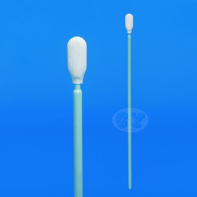 China Polyester Toc Swab Cleaning Validation Sterile Cleaning Swabs Green Rod for sale