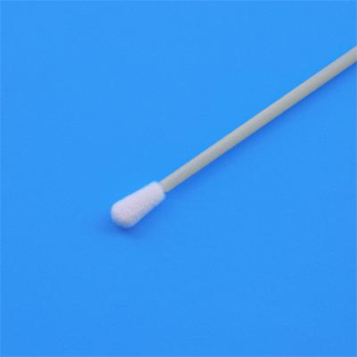 China Disposable Nasopharyngeal Flocked Swab Nylon Tip Medical Nasal Swab for sale