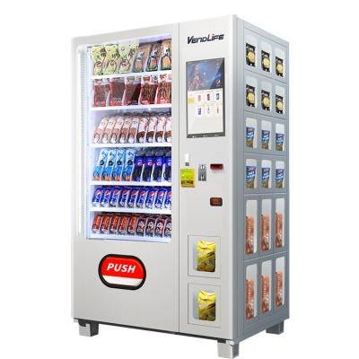 China Vendlife 24H Self-Service 19 Inch Refrigerated 21/20 Locker Beverage Vending Machine Use Cash Coin Pay en venta