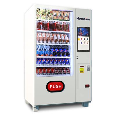 China Combo Snack And Drink Vending Machine Multifunctional 150Items Capacity for sale