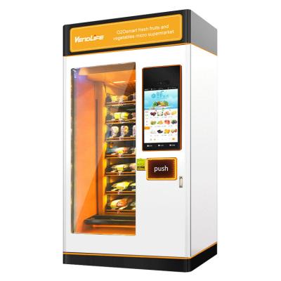 China VENDLIFE Fresh Food Vending Machines 3G Network Connected 120pcs Capacity for sale