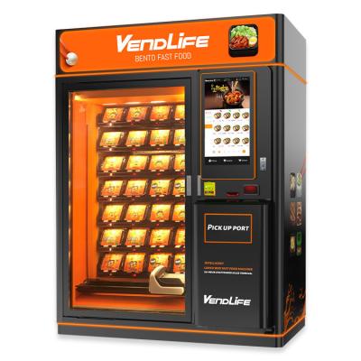 China Fast Food Hot Food Vending Machines 3800W FCC Approved With Multimedia Screen for sale