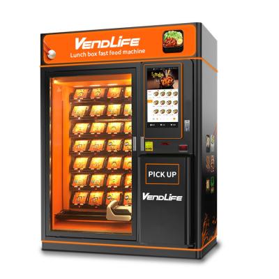 China Automatic Hot Food Vending Machines , 1840mm Wide 4G Fresh Meal Vending Machine for sale