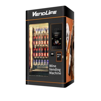 China Multimedia Wine Vending Machines 550kg Gross Weight Easy Remote for sale