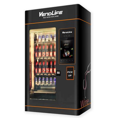 China Antitheft Beer And Wine Vending Machines 900W Power With Refrigerator for sale