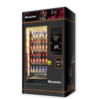 China 0.5t Wine Vending Machines In The Hotel Double Tempered Glass for sale