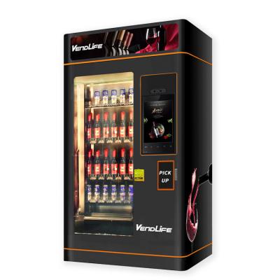 China 4G Supported Wine Vending Machines 140pcs With 23.6in Touch Screnn for sale