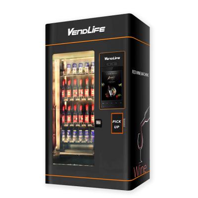China Multimedia moet Mini Liquor Bottle Vending Machine IOT Connected for sale