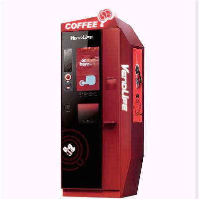 China MDB Coffee Vending Machine With Card Reader 50Hz Vendlife Galvanized Shell for sale
