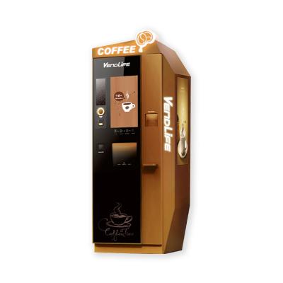 China Automatic Tea And Coffee Vending Machine 250kg Gross Weight ATM Style for sale