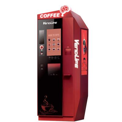 China máquinas expendedoras del café del servicio del uno mismo 150 tazas de la capacidad multifuncional en venta