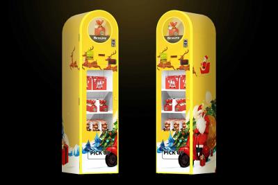 China 110V Hot Box Vending Machine , 1.6m Height Christmas Vending Machine for sale