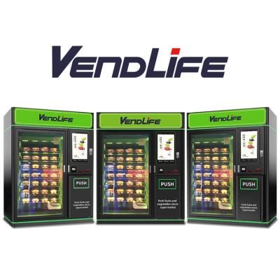 China máquina de venda automática combinado do petisco da bebida 110V, máquina de venda automática da micro-ondas de Multipayment à venda