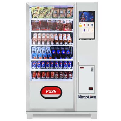 China Snacks and Drinks and Hot Fresh Ground Coffee Vendlife Vending Machine for sale