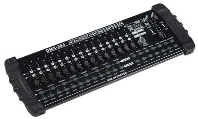China 16 slider Dmx 384 Intelligent Lighting Controller With Fade Time And Speeds for sale