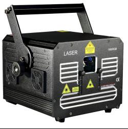 China DMX 12/15ch 1w RGB Animation Laser Projector With Master Slave Control for sale