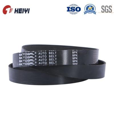 China Heiyi High End Quality EPDM Rubber Power Transmission Rubber V Belt for Automotive Industry for sale