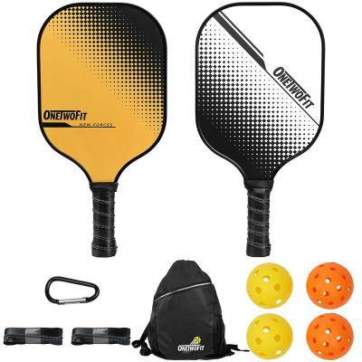 China Onetwofit High Quality Sports Training Game.Sports Pickle Ball Paddles Lightweight Usapa Pickle Ball Durable Pickle Ball Rackets for sale