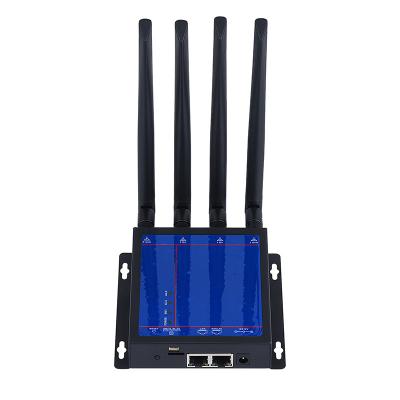 China Black Metal Shell 4G Wifi Router 4g Wireless Router 12V DC Power for sale