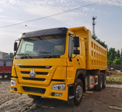 China Used Sinotruk Howo Dump Truck 375HP Ten Wheel Truck Double Axle Dump Truck for sale