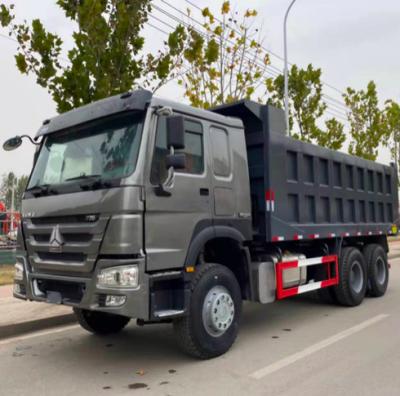 China Howo 371 horsepower second-hand 5.8m environmental protection muck truck tipping bucket type front four rear eight for sale