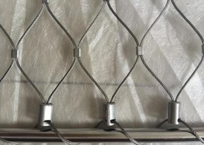 China Stainless Steel Cable Mesh For Architectural Construction Building Facade Safety for sale