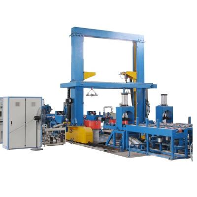 中国 3m/Min Semi Automatic LPG Cylinder Production Line Manufacturing Process 販売のため