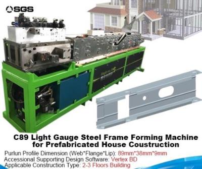 China 30m/Min Light Gauge Steel Roll Forming Machine 5.5KW for sale