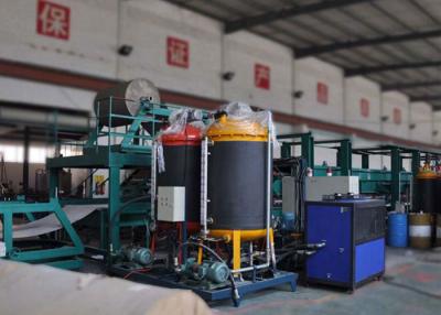 China 3m/Min PU Sandwich Panel Machine , 1200mm Polyurethane Sandwich Panel Production Line for sale