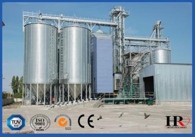 China Galvanized Corrugated Metal Grain Silos 813m3 Large Capacity for sale