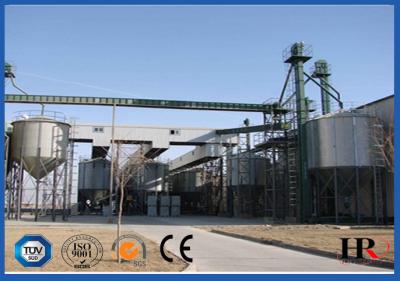 China 10 Ton Steel Hopper Bottom Grain Bins 2.7mx2.7mx6.2m for sale