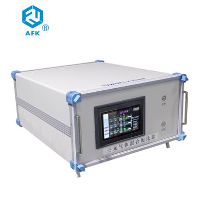 China AFK Ternary Gas Mixing Proportioner Touch Screen For Laboratory Testing / Food Preservation for sale