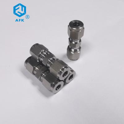 China 1/2 12mm Stainless Steel Compression Fittings 316 Forged Connector Pipe Fitting for sale