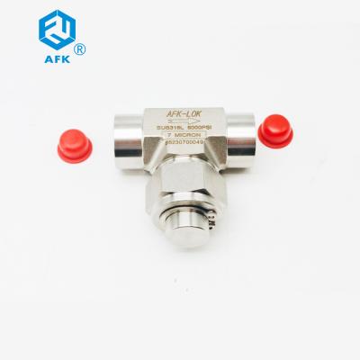 Hexagon AFK Stainless Steel Gas Adapter 1/4 Inch Forged