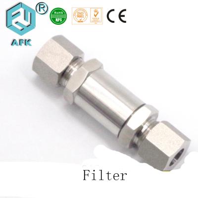 China One Way Strainer Nitrogen Gas Filter Max Working Temperature 204℃ for sale