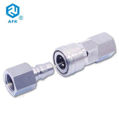 China 33.0mm Length SUS316 Hexagon High Pressure Connector 1/4