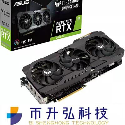 China 5888 CUDA ASUS GeForce TUF RTX 3070TI 8GB 290W 14000MHz All Super Cold for sale