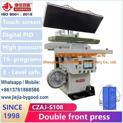 China High Pressure Wrinkle Free Garment Pressing Machine For Cotton Shirt Front Body for sale